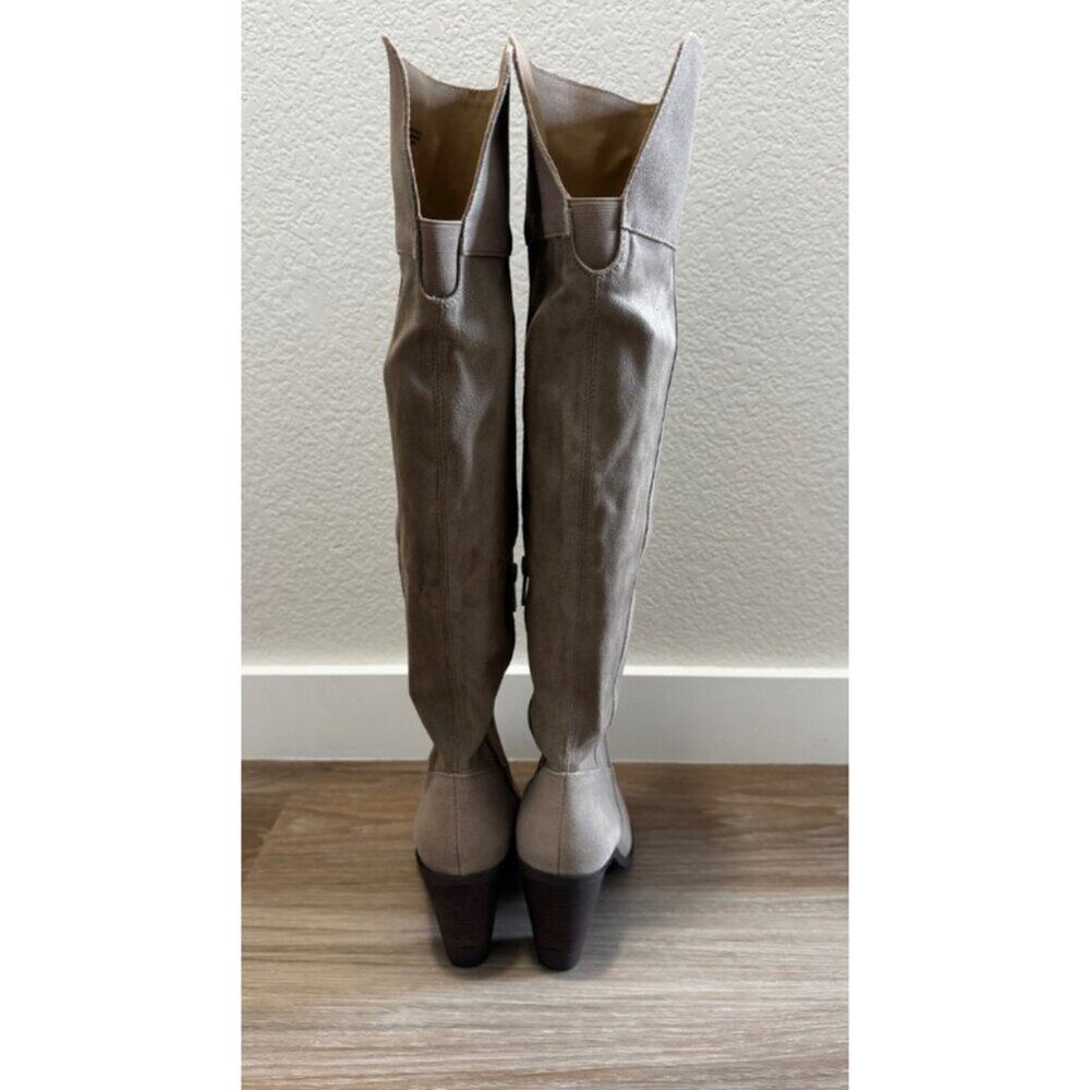 Kenneth Cole | NIB "Very Clear" Over The Knee Boots in Suede size 7 - Picture 2 of 13
